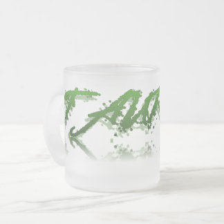 Taurus Reflection Frosted Glass Coffee Mug
