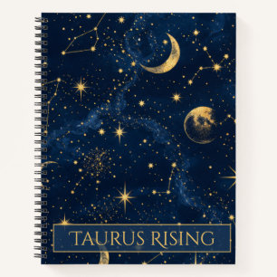 Taurus Rising Celestial Astrology Notebook