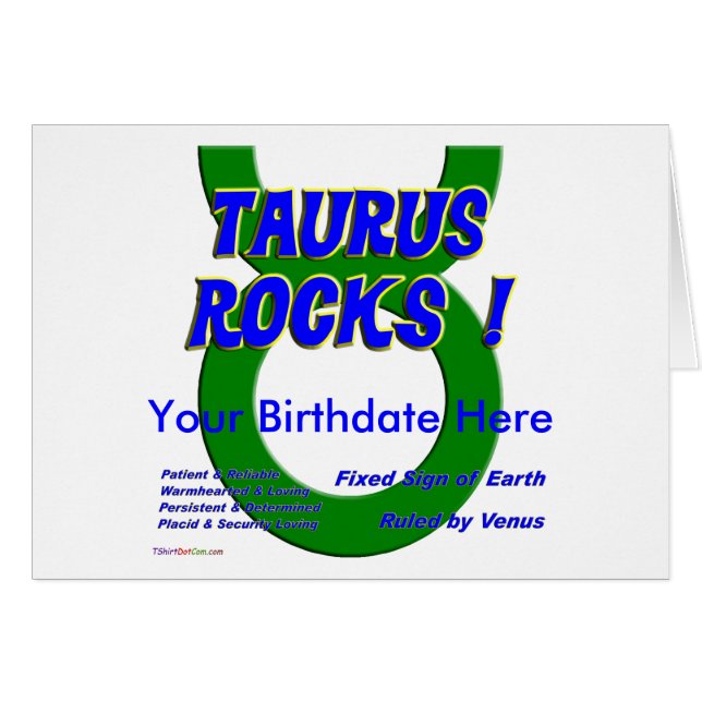 Taurus Rocks ! (Front Horizontal)