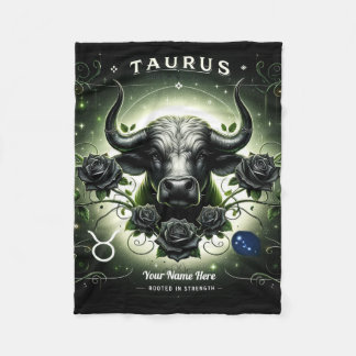 Taurus “Rooted in Strength” Fleece Blanket