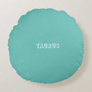 Taurus round cushion