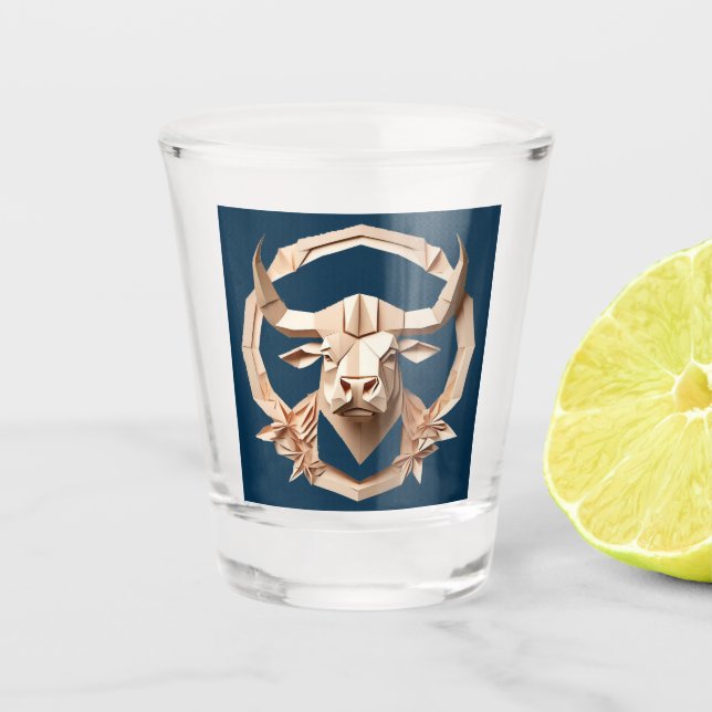 Taurus Shot Glass (Front)