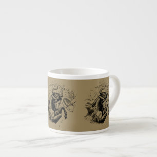 Taurus Sign Constellation Hevelius circa 1690 Espresso Cup