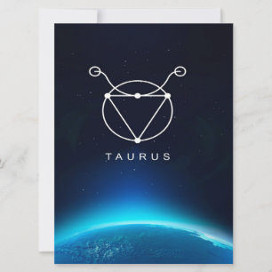 Taurus Sign Gold Canvas Wall Art Design   Art Gift