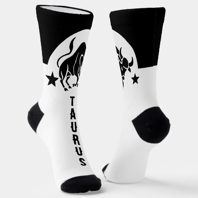 Taurus sign socks (Angled)