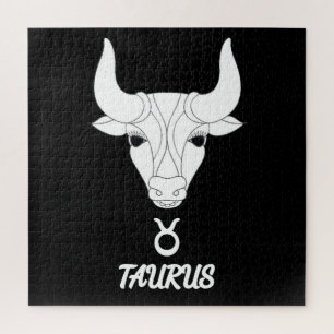 Taurus Silhouette Jigsaw Puzzle