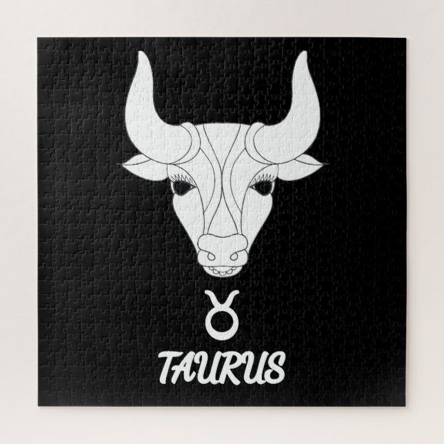 Taurus Silhouette Jigsaw Puzzle (Vertical)