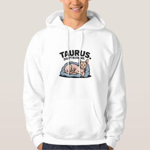 Taurus Sphynx Cat Zodiac Attitude Art Hoodie