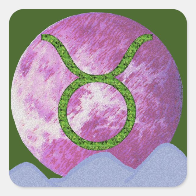 Taurus Square Sticker (Front)