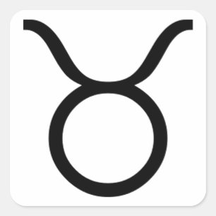 Taurus Square Sticker