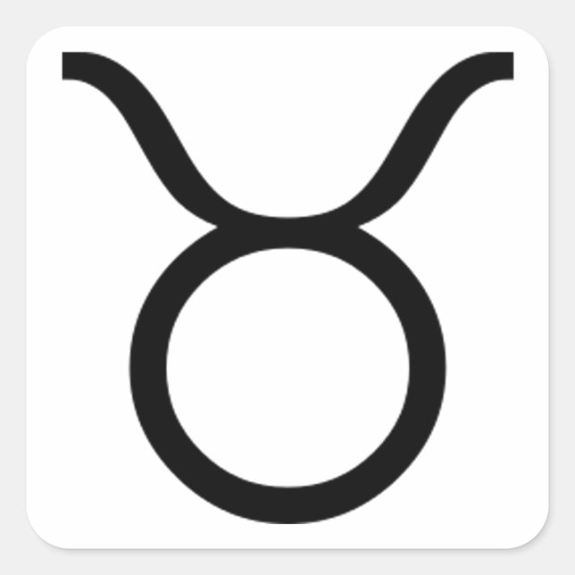 Taurus Square Sticker (Front)