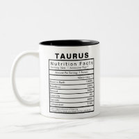 Taurus Star Sign Nutrition Facts Statistics