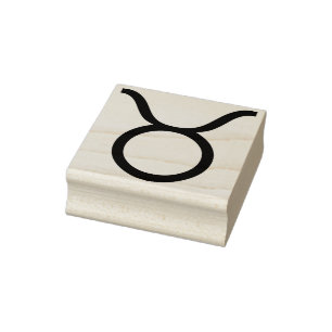taurus symbol art stamp