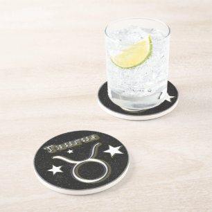 Taurus symbol coaster