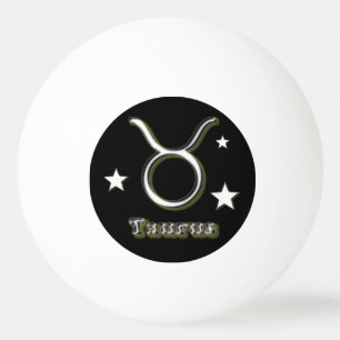 Taurus symbol ping pong ball