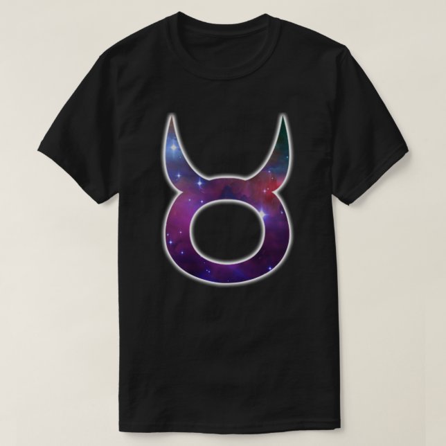 Taurus Symbol Shirt - Black (Design Front)