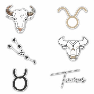 Taurus the Bull birthday astrology zodiac black 