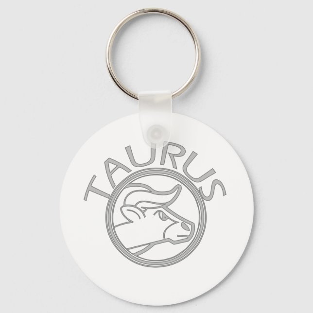 Taurus the Bull Key Ring (Front)