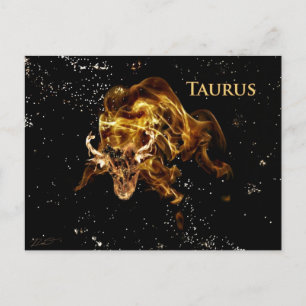 Taurus the Bull Postcard