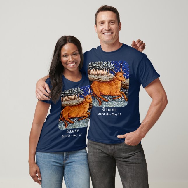 Taurus the Bull Zodiac Sign Birthday Party T-Shirt (Unisex)