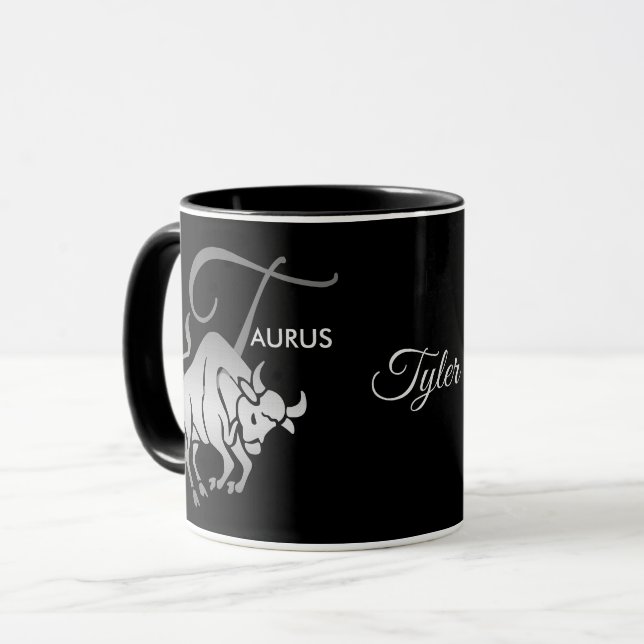 Taurus ♉ the Bull - Zodiac Sign Mug (Front Left)