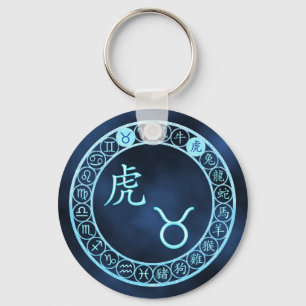 Taurus/Tiger Key Ring