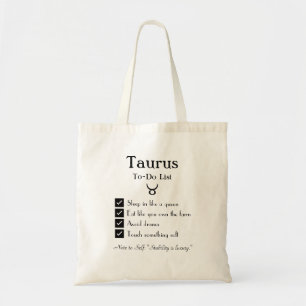 Taurus– To-Do List Tote Bag