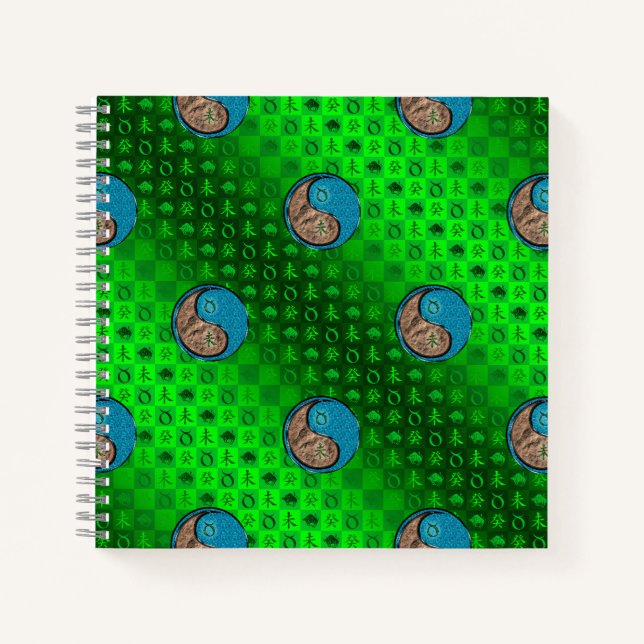 Taurus & Water Goat Notebook (Front)