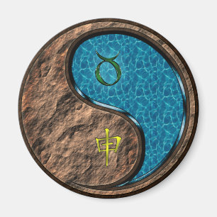 Taurus & Water Monkey Magnet