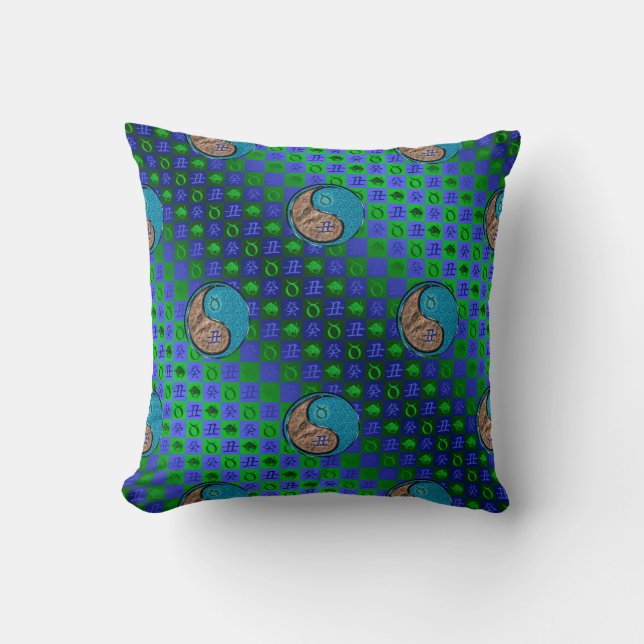 Taurus & Water Ox Cushion (Front)