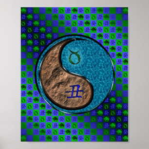 Taurus & Water Ox Poster