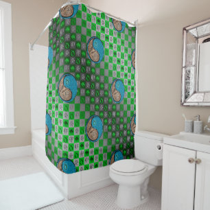 Taurus & Water Rabbit Shower Curtain