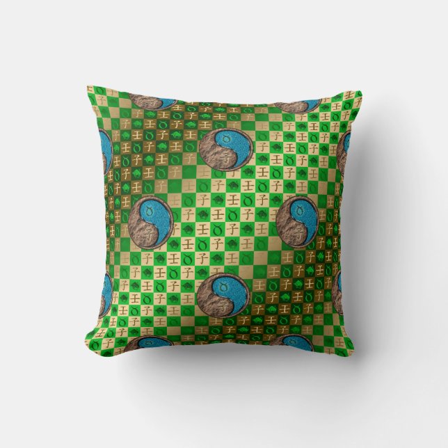 Taurus & Water Rat Cushion (Front)