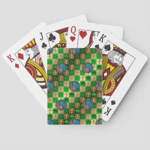 Taurus & Water Rat Playing Cards