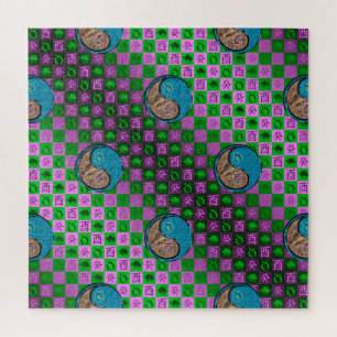 Taurus & Water Rooster Jigsaw Puzzle