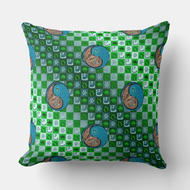 Taurus & Water Snake Cushion (Front)