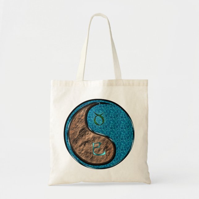 Taurus & Water Snake Tote Bag (Front)