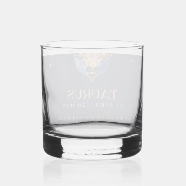 Taurus whiskey Glass Male (Front)