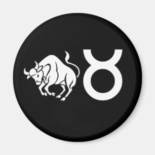 Taurus with Symbol Magnet