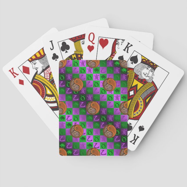 Taurus & Wood Boar Playing Cards (Back)
