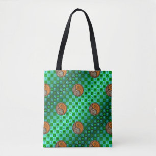 Taurus & Wood Dog Tote Bag