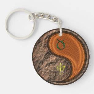 Taurus & Wood Monkey Key Ring