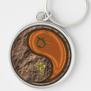 Taurus & Wood Monkey Key Ring