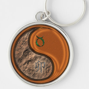 Taurus & Wood Rabbit Key Ring