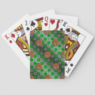 Taurus & Wood Rabbit Playing Cards