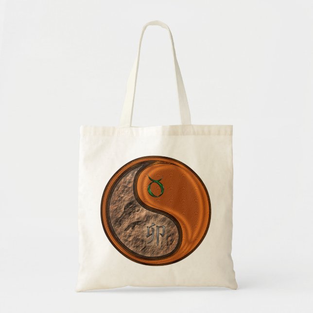Taurus & Wood Rabbit Tote Bag (Front)