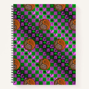 Taurus & Wood Rooster Notebook