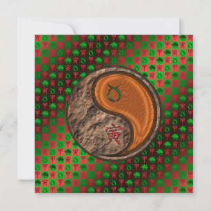 Taurus & Wood Tiger Card