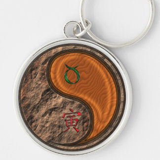 Taurus & Wood Tiger Key Ring