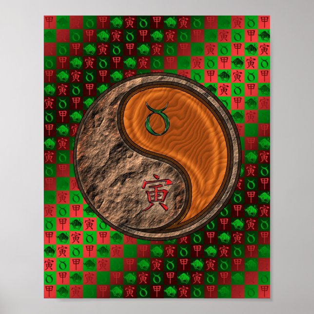 Taurus & Wood Tiger Poster (Front)